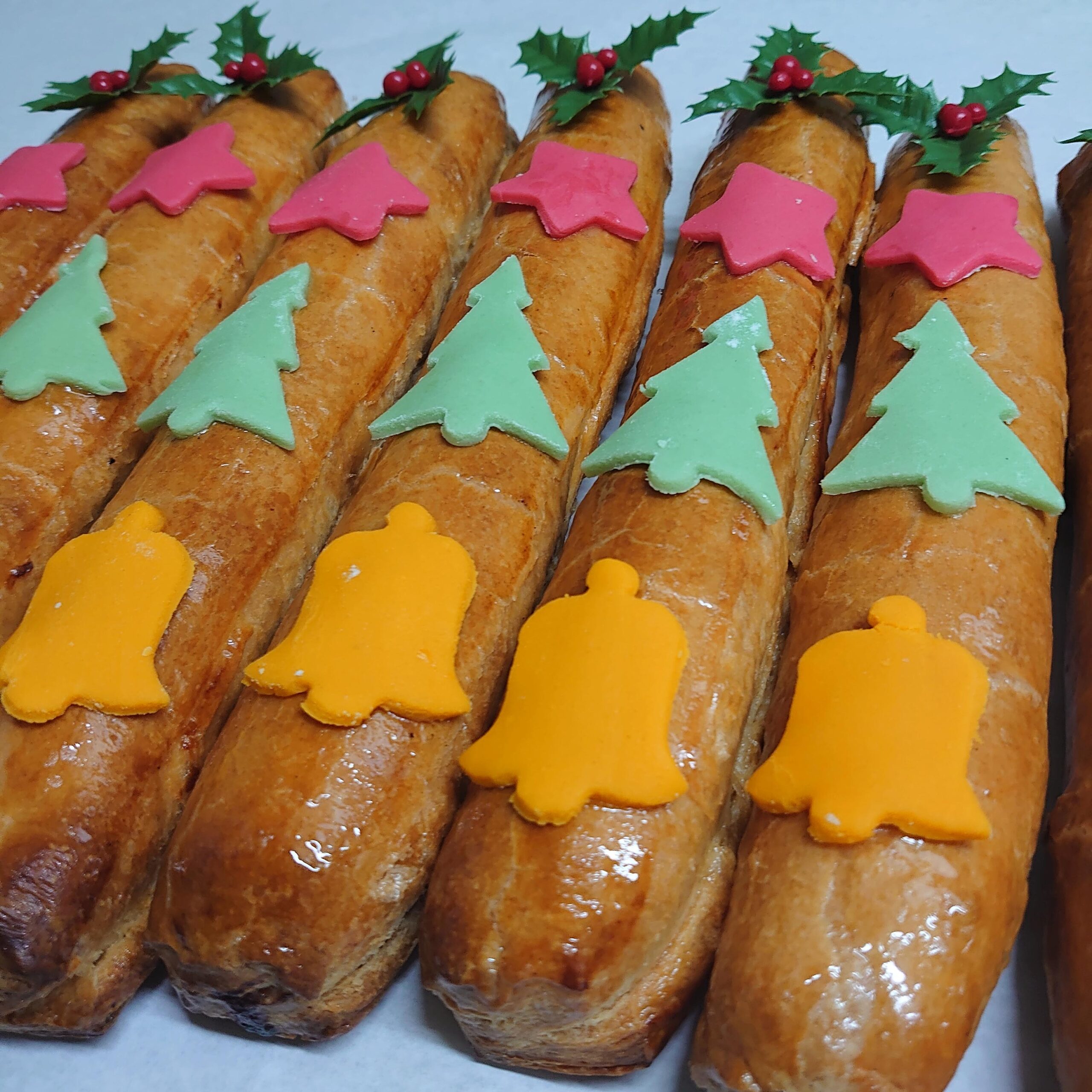 Roomboter amandel kerst staaf