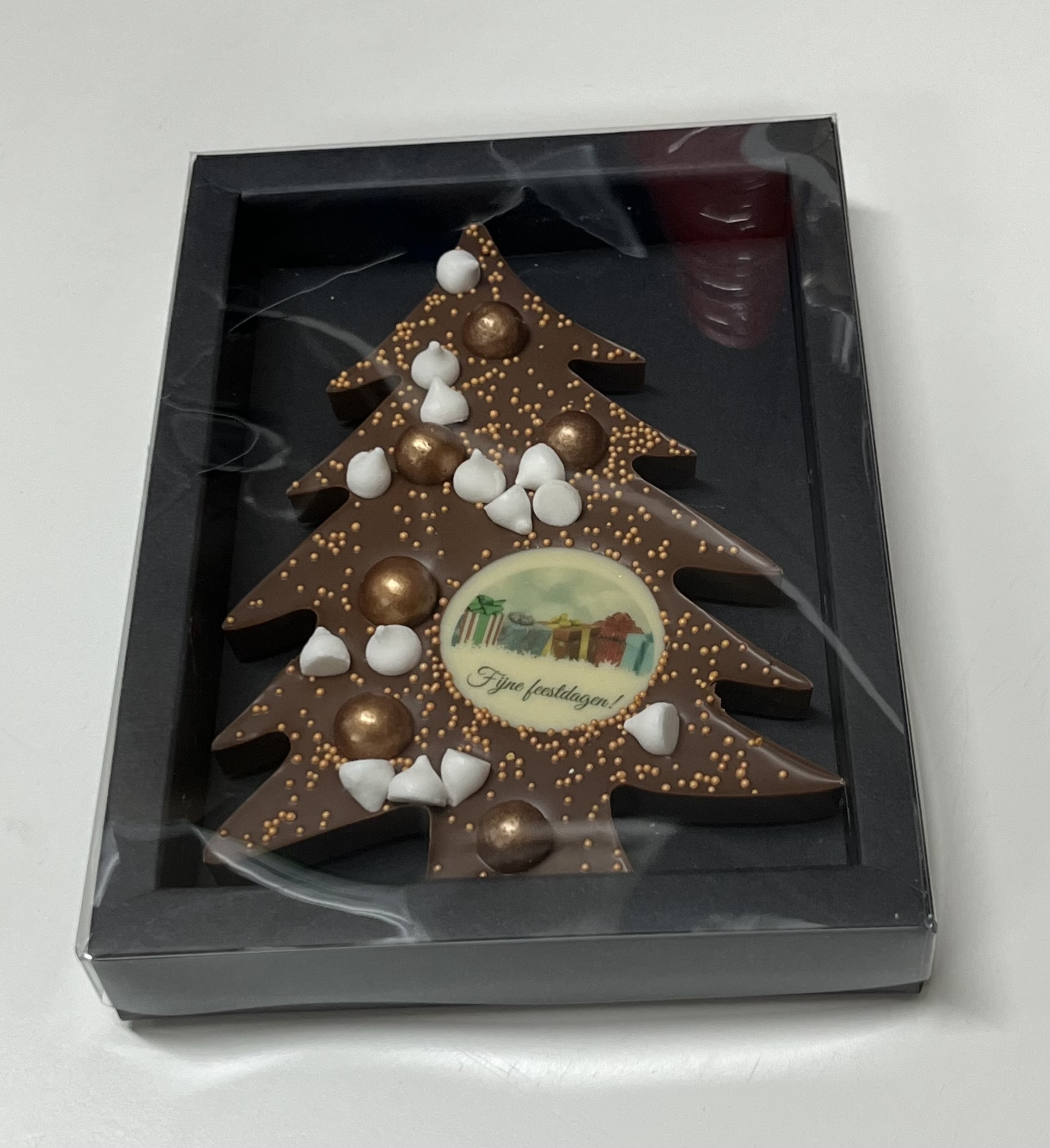 Kerstboom crispy Balls  meringue