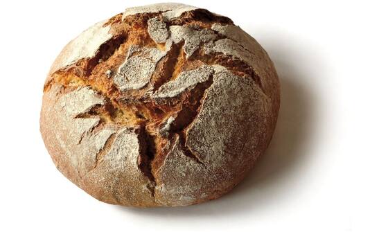 Rustiek rond desembrood wit 600 gram